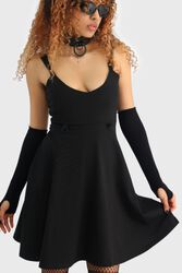 Obscurita Mini Dress, KIHILIST by KILLSTAR, Sukienka krótka